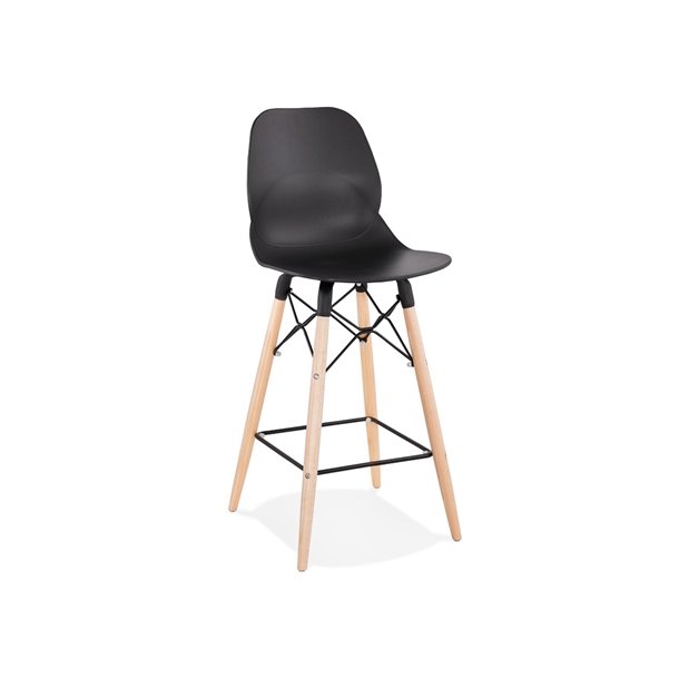 Sort barstol - MARCEL mini 