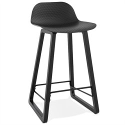 Sort barstol - MIKY MINI 