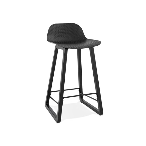 Sort barstol - MIKY MINI 