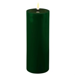 Meget mrk grnne LED bloklys - : 7,5 cm x 20 cm