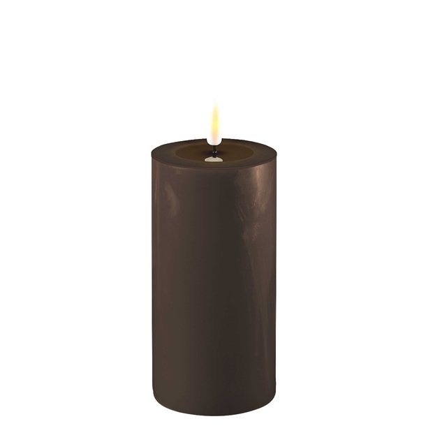 Mokka LED bloklys - : 7,5 cm x 15 cm