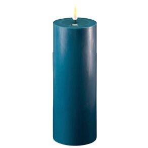 Petroleum LED bloklys - : 7,5 cm x 20 cm