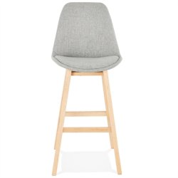 Barstol med grt stof - QOOP 