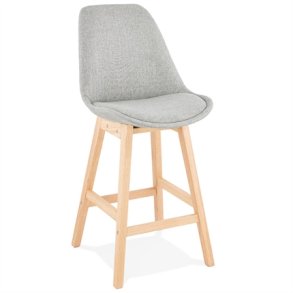 Barstol - grt stof - stel i bg - QOOP MINI 