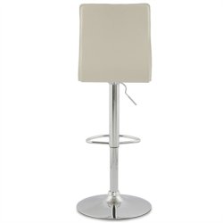 Cremefarvet barstol med ryg - SOHO