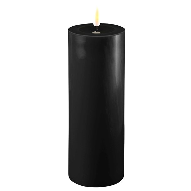 Sorte LED bloklys - : 7,5 cm x 20 cm