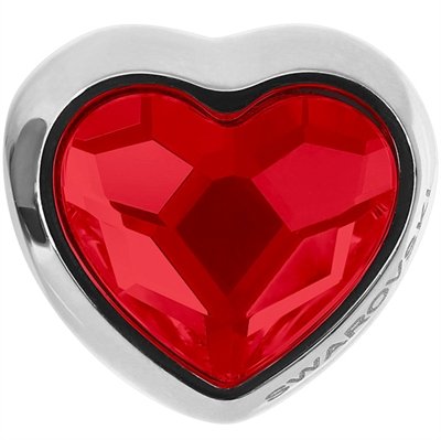 Swarovski HeartBead Charm i rd