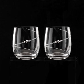 New Pen Tumbler med Swarovski krystaller - 2 stk.