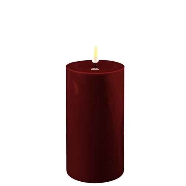 Bourgogne LED bloklys – Ø: 7,5 cm x 15 cm