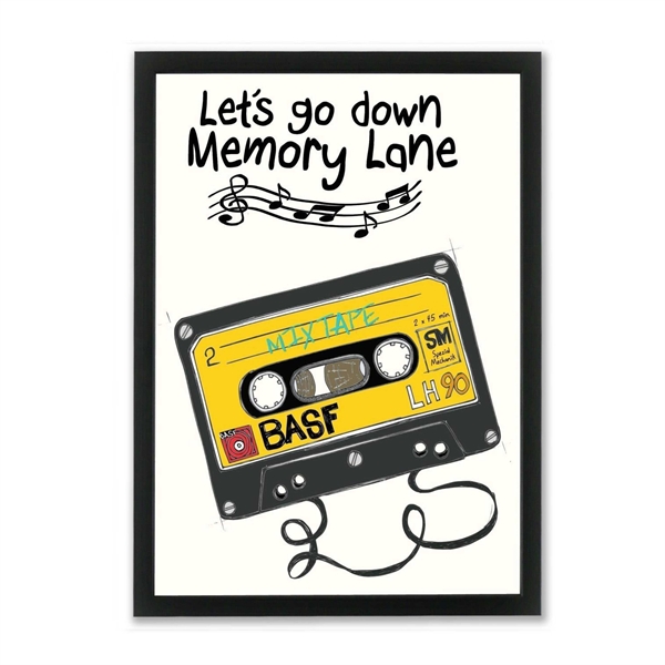 Let's Go Down Memory Lane - A4 plakat