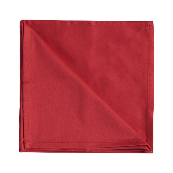 Rød damask stofserviet - 4 stk. 40 cm x 40 cm